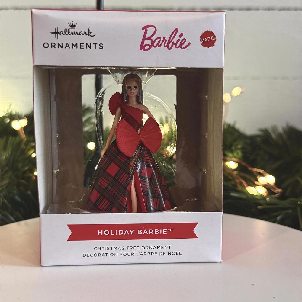 Holiday Barbie Hallmark Ornament - NIB